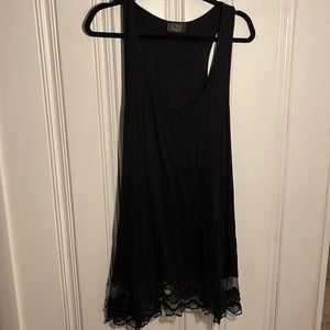 Medium sized black dress extender